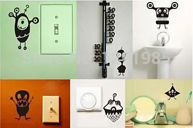 Новый дизайн Монстер Университет Монстры наклейки на стену для детской комнаты