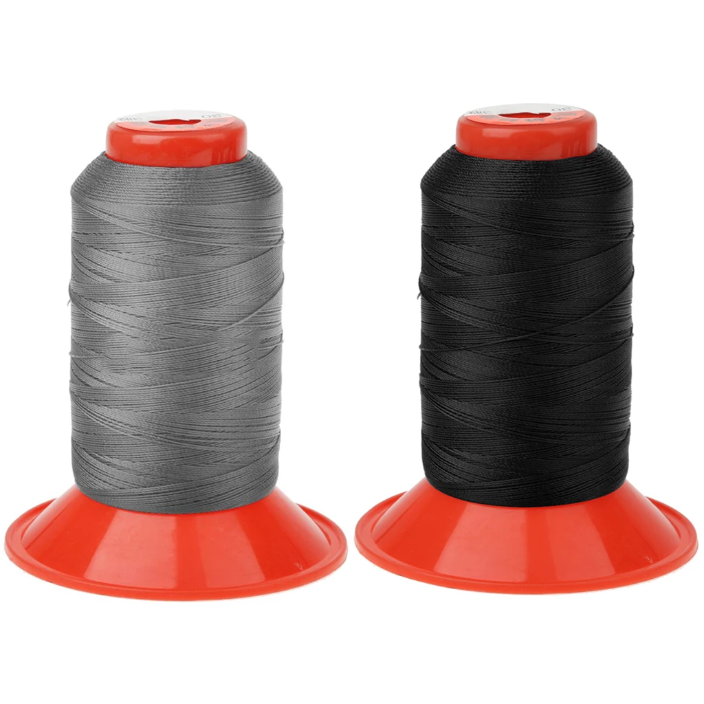 

2Pcs Nylon Thread DIY Bracelet Jewelry Spool Leather Craft Sewing 500 Meters