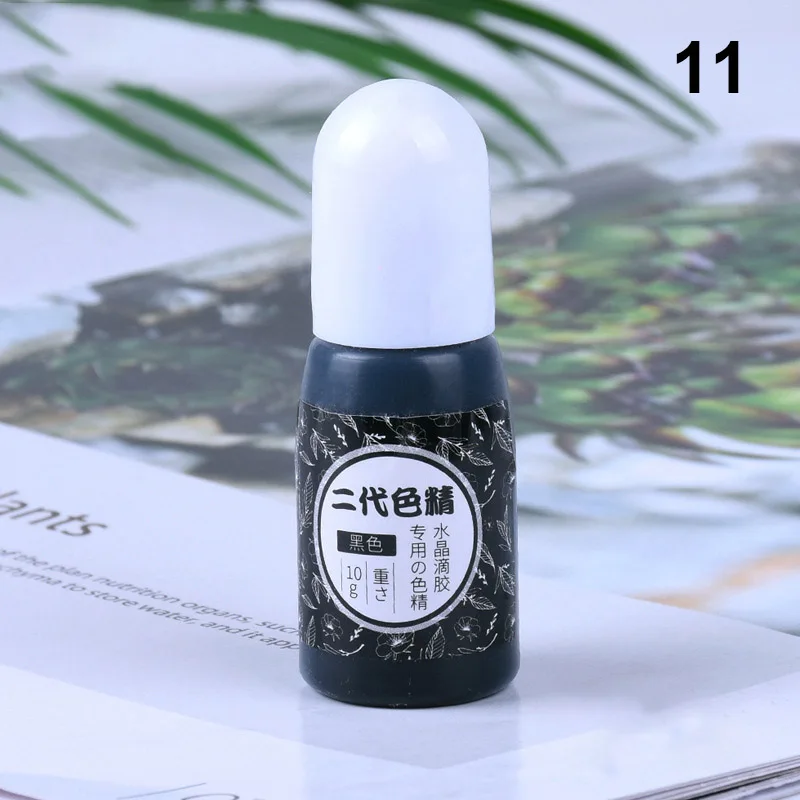 Style 11 1 шт. УФ смолы Пигмент Цвет жидкость окрашивающий КРАСИТЕЛЬ DIY ювелирных изделий ремесло LL@ 17 - Цвет: Style 11