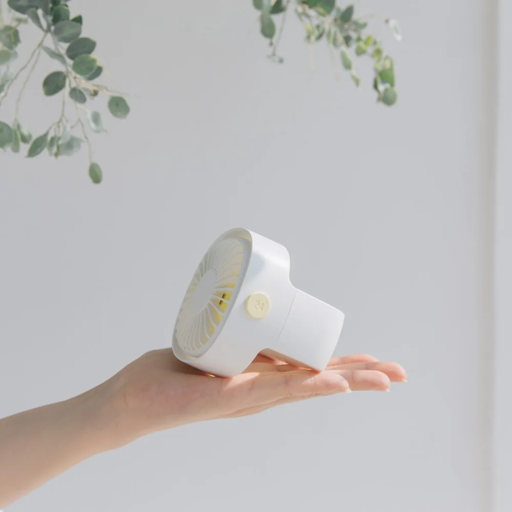 MI Mijia настольный вентилятор, 3 файла, вращающийся на 360 градусов, портативный вентилятор, питание от USB, 169 г, Сверхлегкий удобный Настольный вентилятор, мини-летний вентилятор