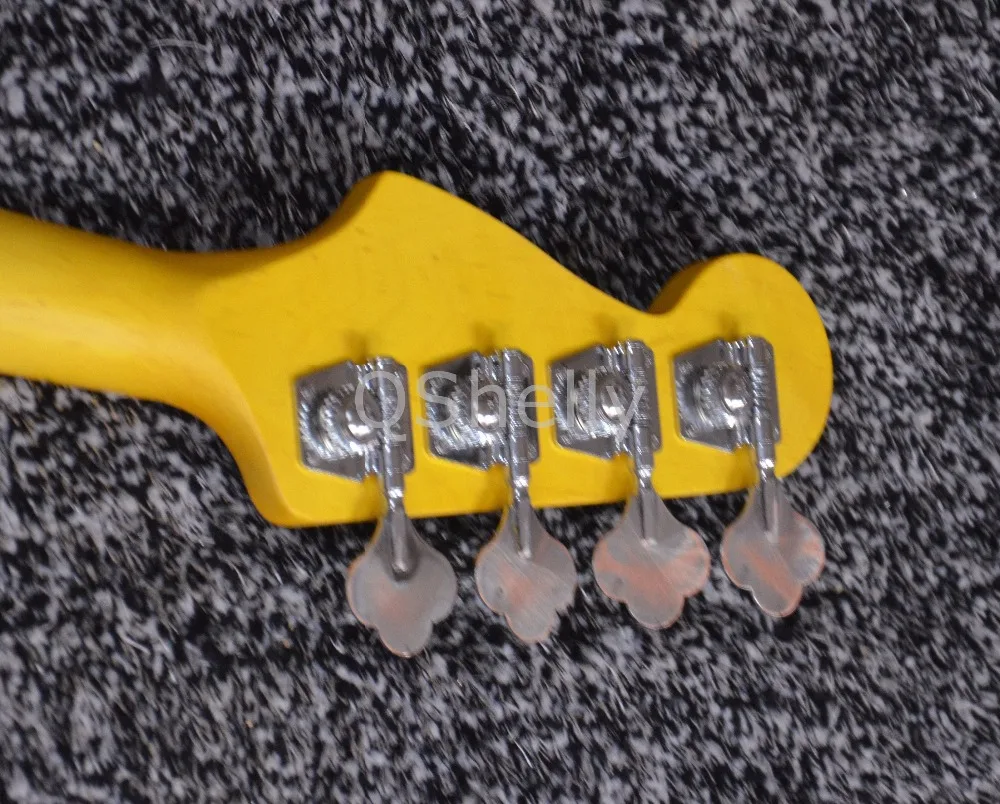 Высшее качество QShelly под заказ морской зеленый реликс Джаз 4 струны старое