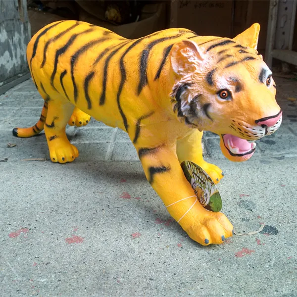 Большой размер модель моделирования игрушечные дикие животные мягкий ПВХ