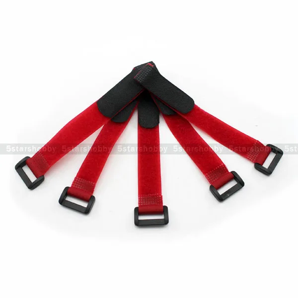 5 шт. 300 мм Волшебная наклейка литий-полимерный аккумулятор нейлоновый ремешок