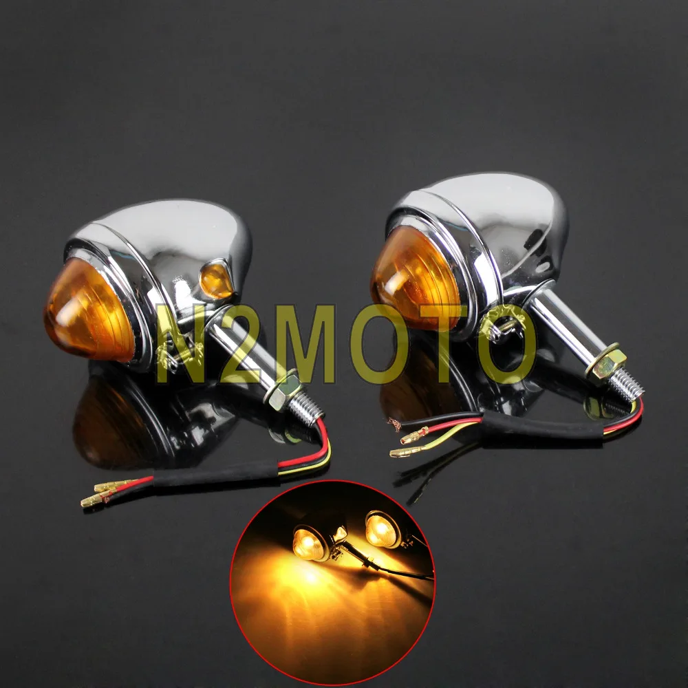 Хромированный светильник для мотоцикла с указателем поворота BMW M71 M72 R12 R75 R51 K750 KS750