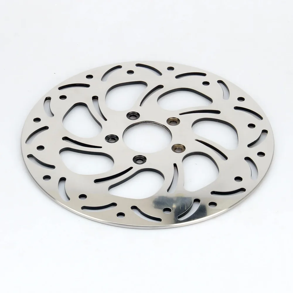 Мотоциклетный хромированный передний тормозной ротор для Harley Touring Road King Street Bob Glide