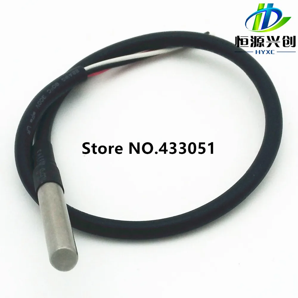 Digital Temperature Temp Sensor Probe DS18B20 For Thermometer 30cm Waterproof Free shipping signal output | Инструменты