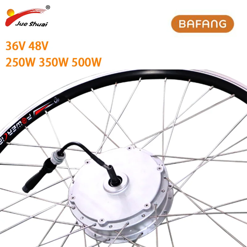 BAFANG 36V 48V Electric Wheel Motor 250W 350W 500W 8FUN Front Brushless Hub Motor For Electric Bicycle e bike Kit Free Shipping