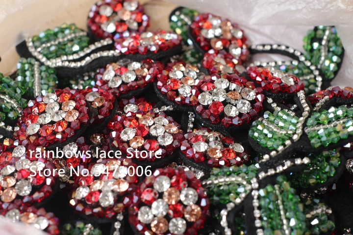 4 шт./лот 2019 Новые разноцветные нашивки с кристаллами и бабочками ручной работы