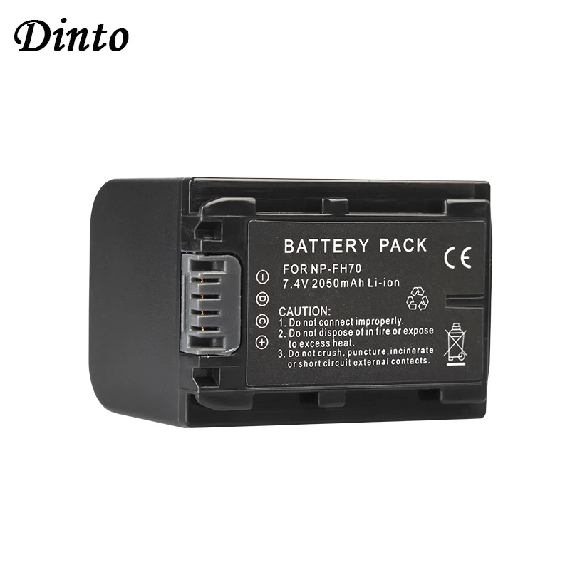 

Аккумуляторная батарея Dinto, литий-ионный аккумулятор 2050 мАч для Sony HDR HC3 HC7 HC9E UX5E UX7 CX7E