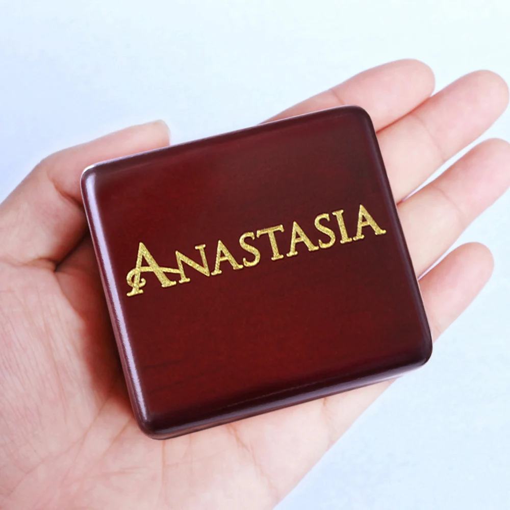 Деревянная музыкальная шкатулка Anastasia ручной работы подарок на день рождения