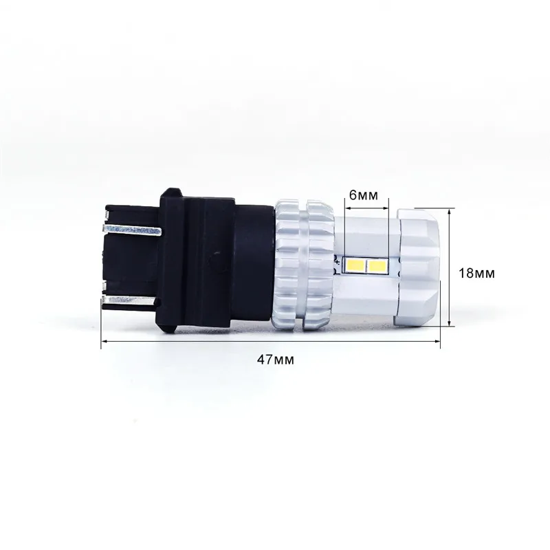 Автомобильная лампа CN360 2 шт. 3157 T25 3020SMD Светодиодная для автомобиля мини-размер 660LM
