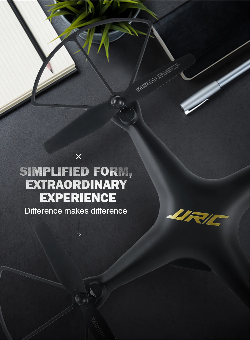 JJRC H68 Радиоуправляемый Дрон с камерой 720P удержание высоты Квадрокоптер Безголовый Радиоуправляемый вертолет Квадрокоптер с камерой 20 минут долгое время полета