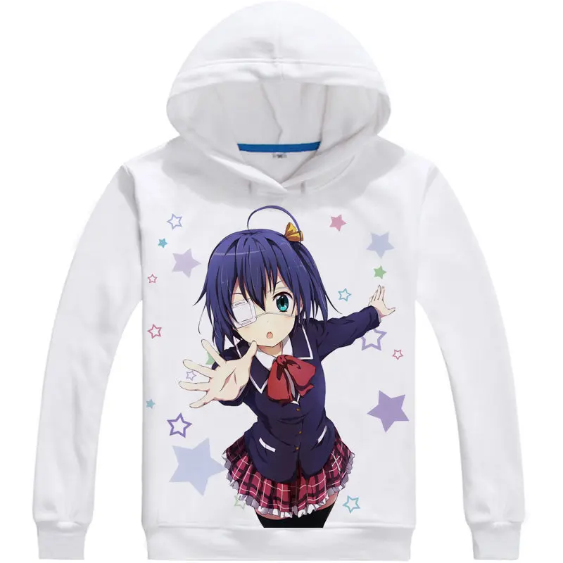 Толстовка с капюшоном Love Chunibyo &amp Other Delusions аниме таканаши Рикка косплей толстовка
