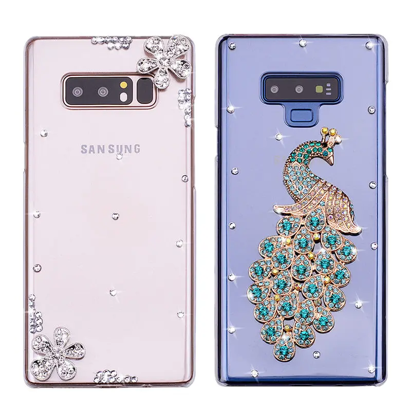Кристально прозрачные стразы для Samsung Galaxy Note 9 8 5 S8 S9 Plus S10 S10e M10 M20 M30 A70 A50 A40 A30 A20 A10 Bling