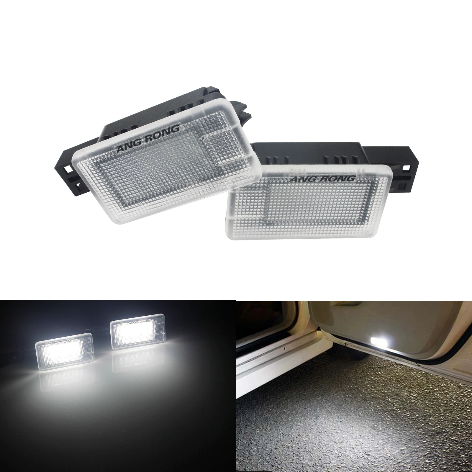 ANGRONG LED Footwell люстра дверной боковой свет белый для Volvo V70 XC70 XC60 V60 V40 S60 S80|Сигнальная