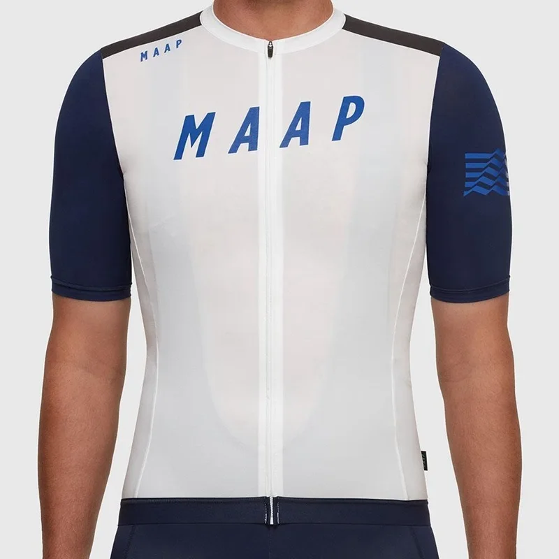 8 MAAP new arrival simple ventilation thin Cycling Jerseys Summer bike riding clothing tops quick dry camisetas de ciclismo - Цвет: 8