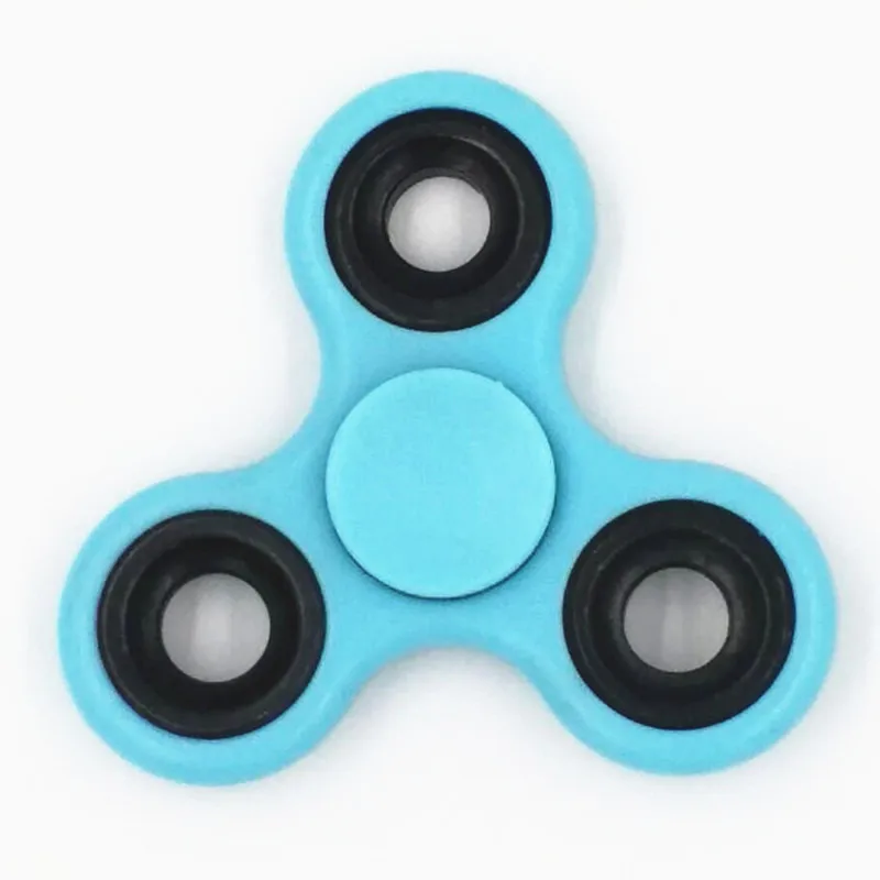 Люминесцентные 2017 Непоседа Spinner Игрушки EDC Руки Tri-Spinner Фокусировки Редуктор