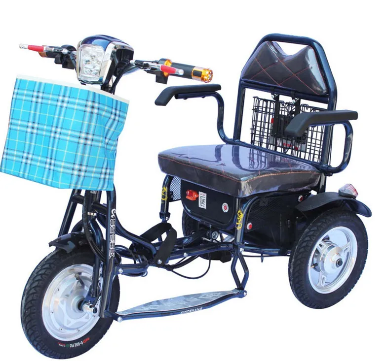 TJ XZ 01 Electric трехколесный велосипед для инвалидов пожилых скутер ZD HS (48V20AH 350
