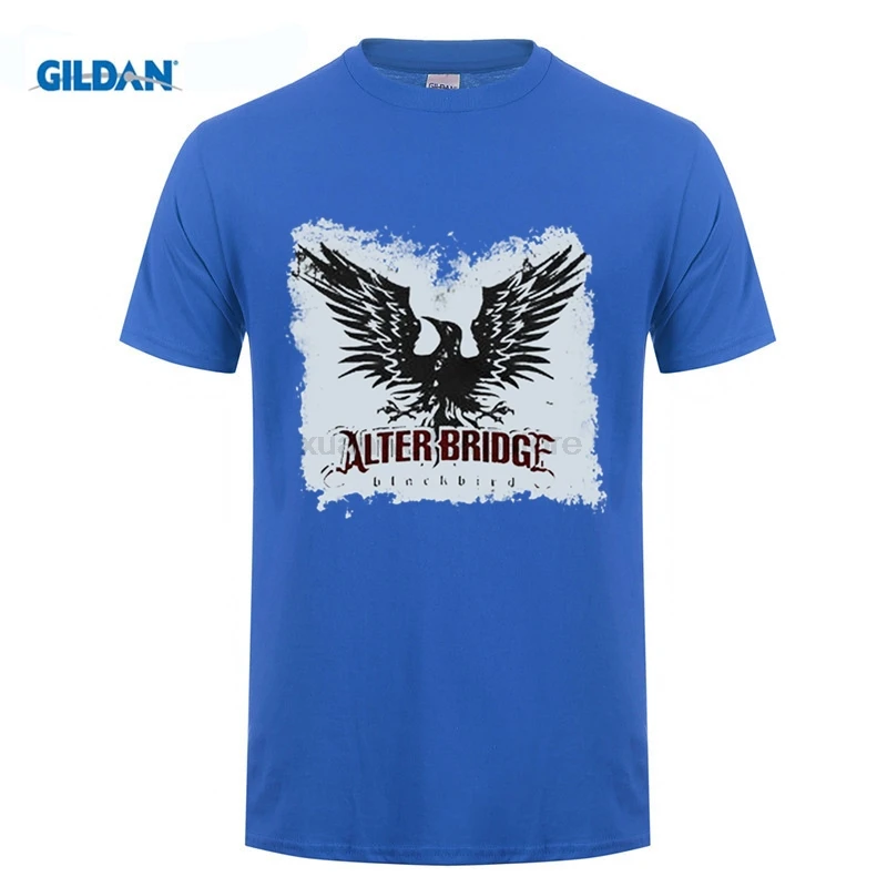 Футболка Alter Bridge Blackbird мужская с круглым вырезом альтернативная музыка рок группы