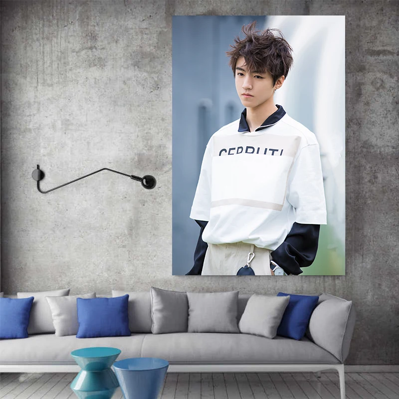TFBOYS звезда певец TF член семьи большая картина король DIY Цифровая живопись маслом Ручная роспись граффити звезда декоративная живопись