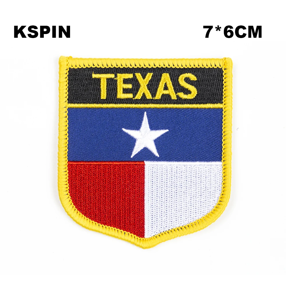 U.S.A Texas State Iron On Badge вышитый значок для одежды наклейки 1 шт 6*7 см Мэриленд UPI 0195