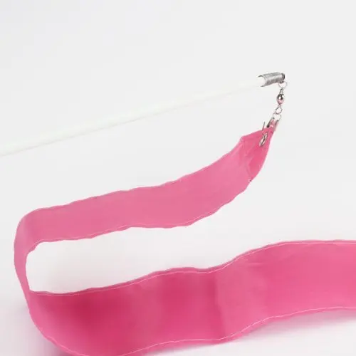 Gym Dance Ribbon Rhythmic Gymnastic Streamer Rod Baton Twirling Chinese New Year Party |