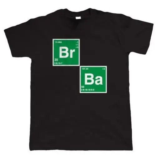 Модные Для мужчин футболка Бесплатная доставка br BA бром Bario Camiseta Hombre ELEMENTOS cristal с
