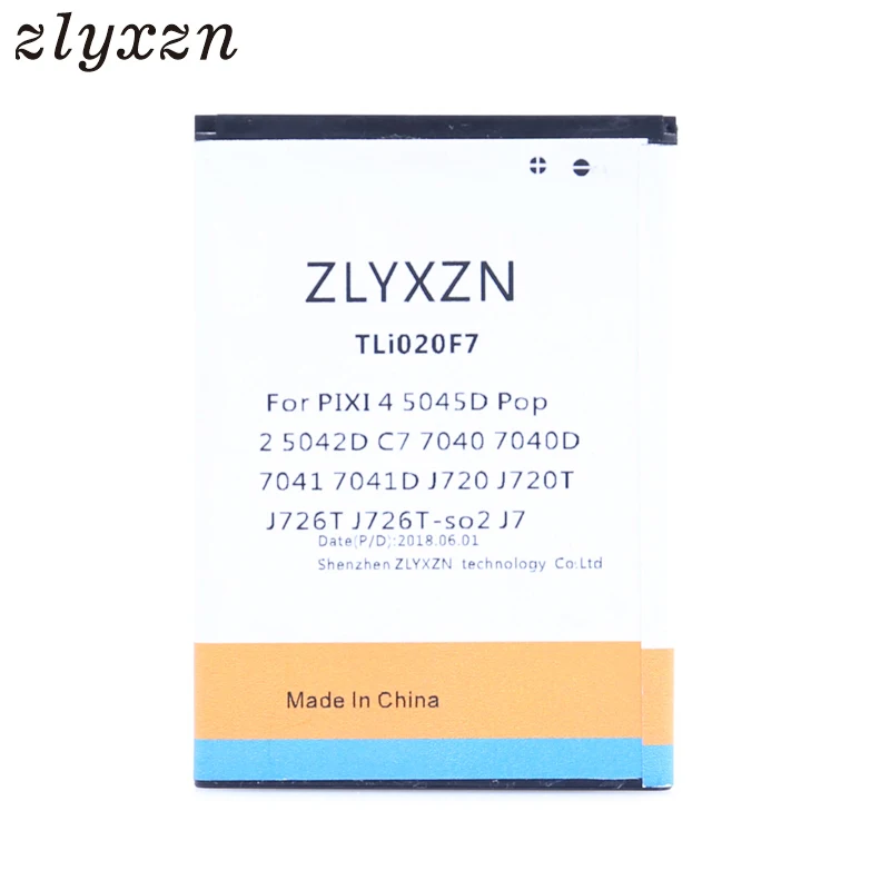 2450mAh TLI020F7 battery For Alcatel PIXI 4 5045D Pop 2 5042D C7 7040 7040D 7041 7041D J720 J720T J726T J726T-so2 Accumulator | Мобильные