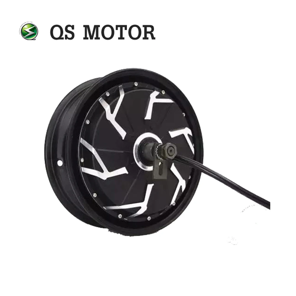 qsmotor  12*3.5inch 12000W 260 70H V4 120kph electric wheel motor for motorcycle