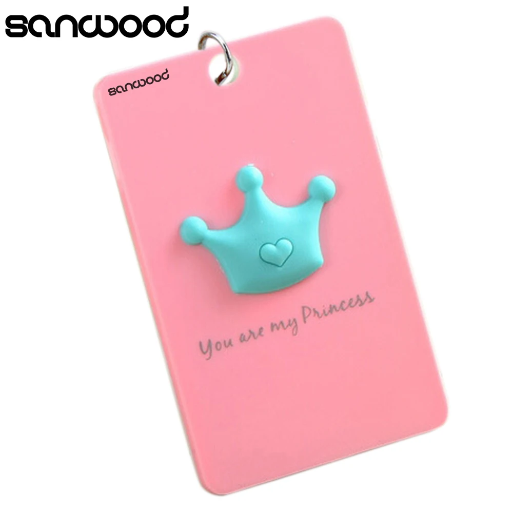 Брелок для ключей с мультяшным рисунком чехол из ПВХ кредитных карт автобуса