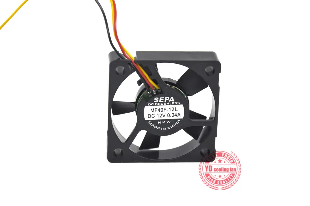 Новый SEPA MF40F 12L 4 см 4010 12 V 0.04A Вентилятор охлаждения|cooling fan|4010 12vcooling fan 12v |