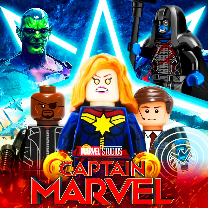 Новый сюрприз Legoinglys Marvel Капитан Мстители Erik Selvig Тор Муравей Человек и ОСА Халк