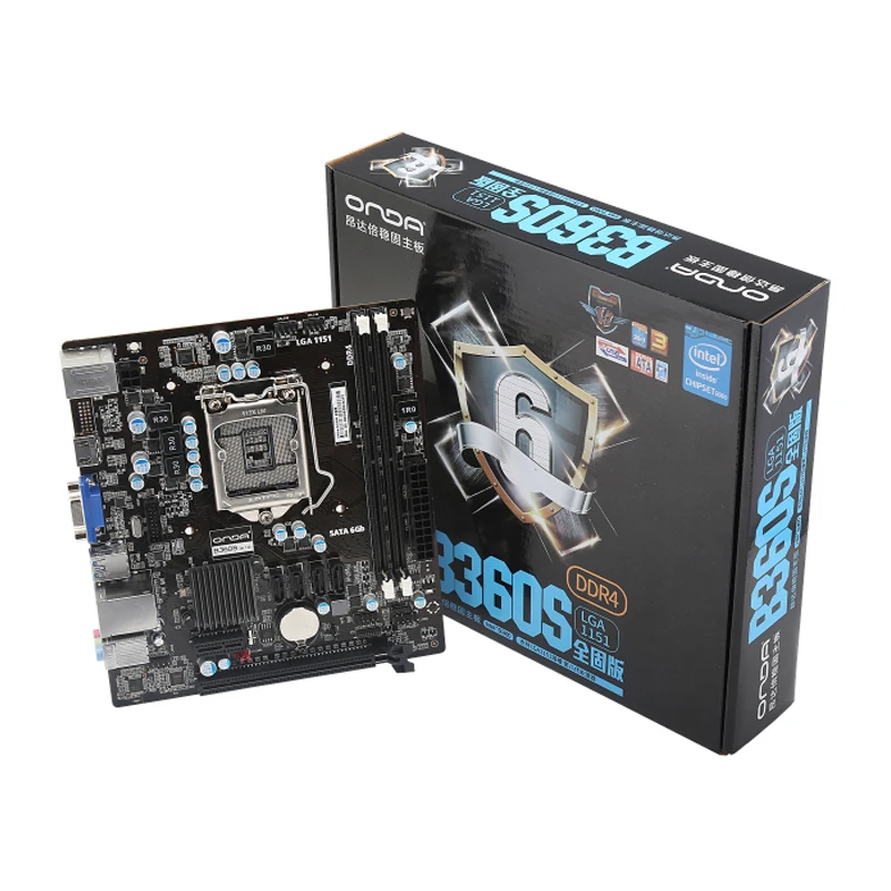 Onda B360S материнская плата для настольных игр материнская плата Intel LGA 1151 электронная спортивная игра основная плата DDR4 DIMM PCI-E 3,0 VGA/HDMI SATA3.0