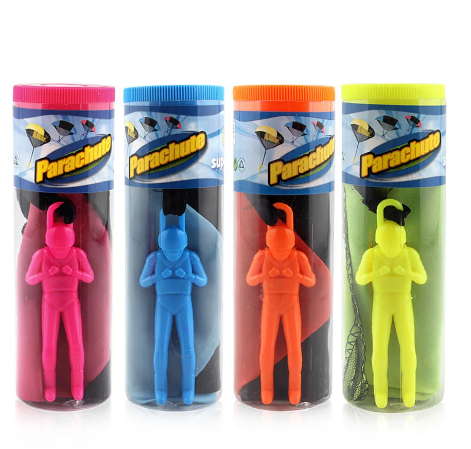 Мини-игрушки красочный детский зонт бросающий руки солдат парашютный стиль