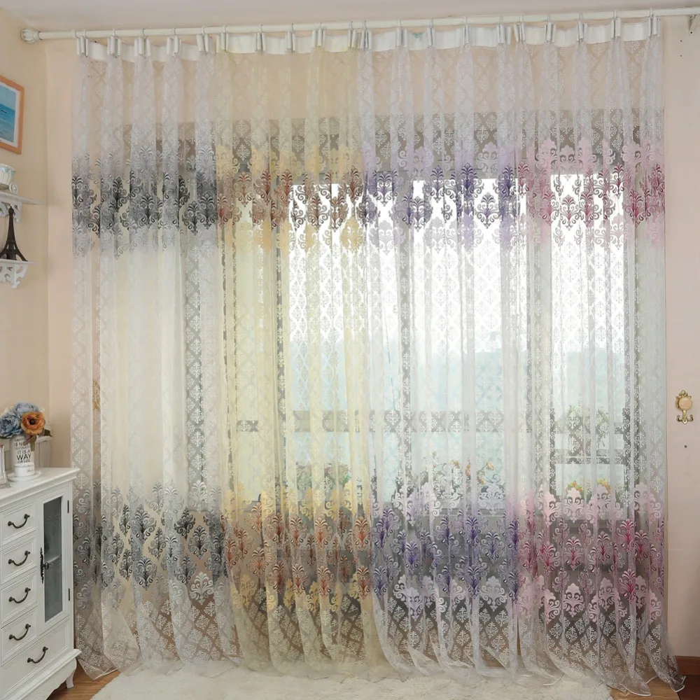 Ткань NAPEARL в европейском стиле фатиновая ткань с принтом для гостиной кухни