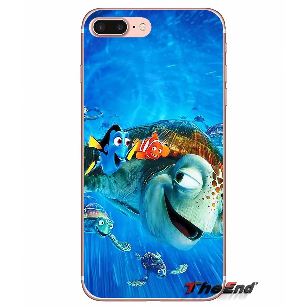 Чехол для Samsung Galaxy S3 S4 S5 MINI S6 S7 edge S8 Plus Note 2 3 4 5 Grand Core Prime White Shark Finding Nemo Dory fish|case plus|fishing