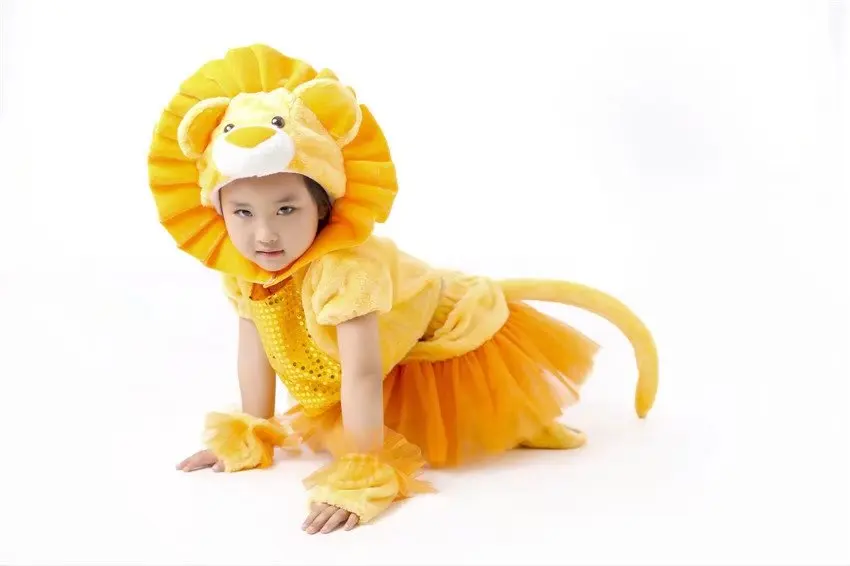 Promotion children cute LION costume Kids dance Cosplay lion Clothing boys girls Dance |