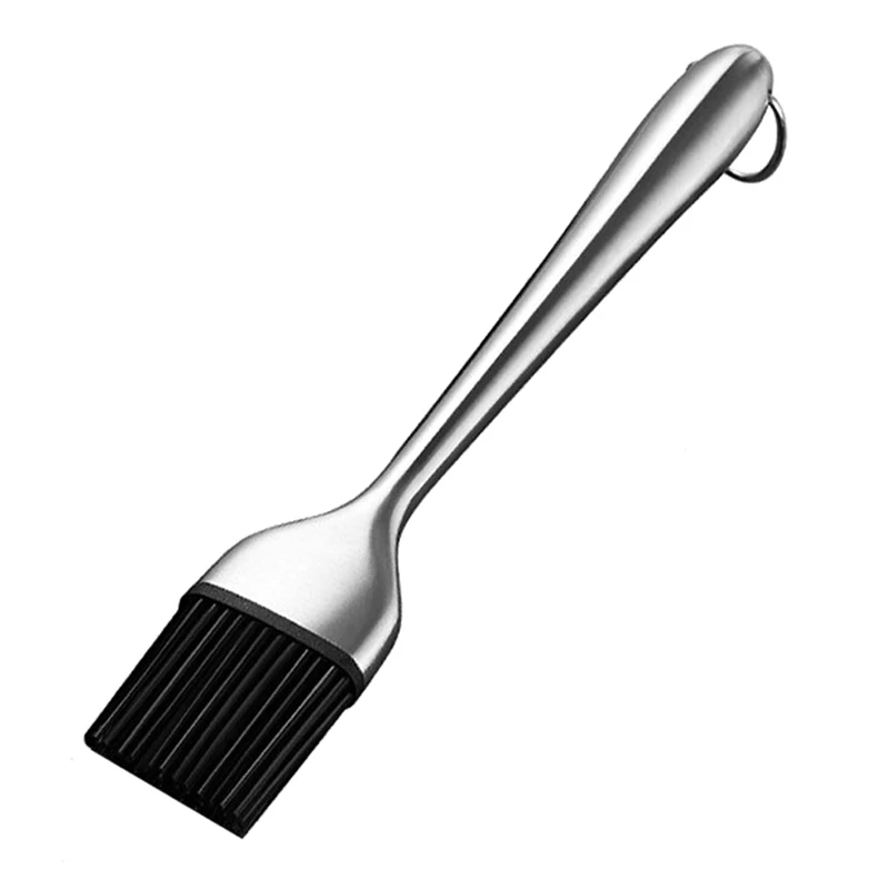 1Pc BBQ Brush Щипцы для барбекю, набор кистей для запекания, силиконовая щетка для масла, кухонные щипцы, щипцы для барбекю, гриля, мяса, щипцы для барбекю, масляный соус, щетка, инструменты для барбекю - Цвет: 1Pc BBQ Brush