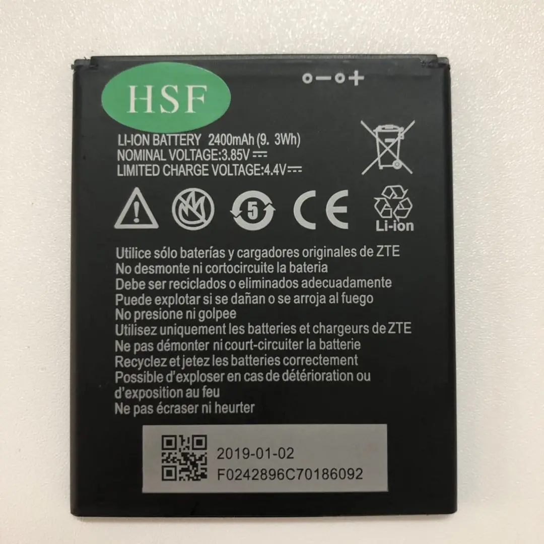 2400mAh Li3824T44P4h716043 для смартфона ZTE Blade A520 A521 BA520 Высококачественная сменная батарея |