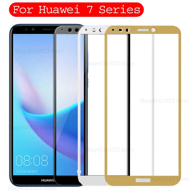 Защита экрана для Huawei Honor 7x7 s 7a 7c Pro защитное стекло на 7 X S A C X7 S7 A7 C7 7apro 7cpro чехол из