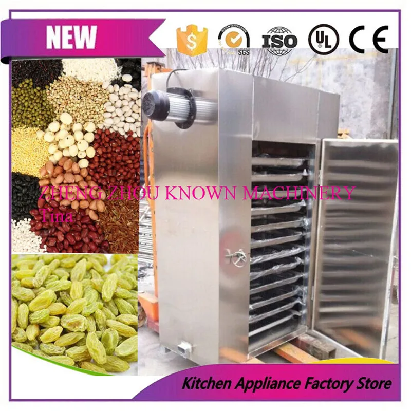 

free shipping 12 trays food dryer machine wtih 60-100 kg per batch capacity