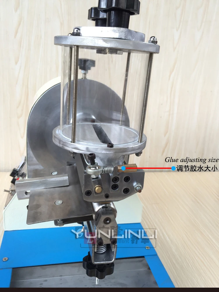 Сильная склеивающая машина 220V Скорость Регулируемая машина для нанесения клеевого покрытия для кожи, бумаги, обуви, сумок, книги клеевое оборудование для склеивания
