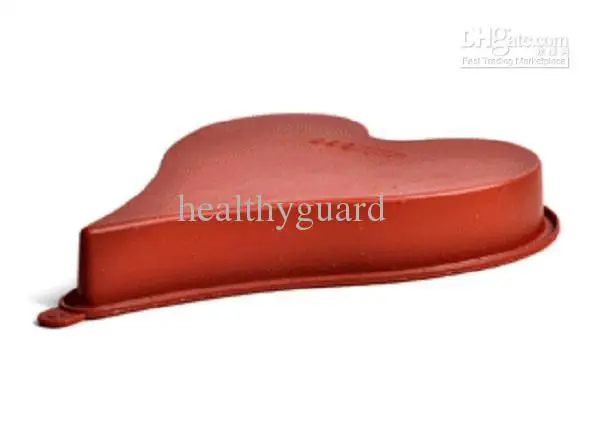 Large size Love heart-shaped Silicone Cake Pan Mould chocolate juice cake pie pizza mold candy Jelly silicone baking tools | Дом и сад