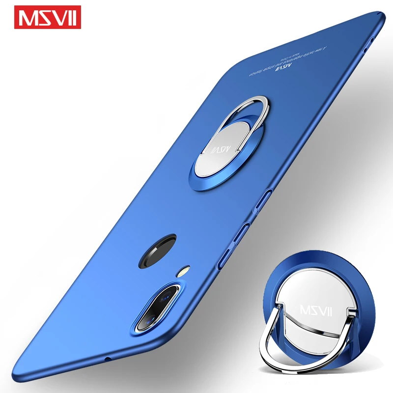 Для Huawei P20 Lite чехол Msvii тонкий матовый для Pro Чехол P 20 кольцевой держатель PC Nova 3E |