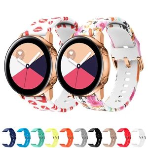 Ремешок 20 мм22 мм для Samsung Galaxy Watch 3 Active 2 46 мм 42 мм S3 Frontier S2 classic amazfit bip Huawei watch GT22ePro