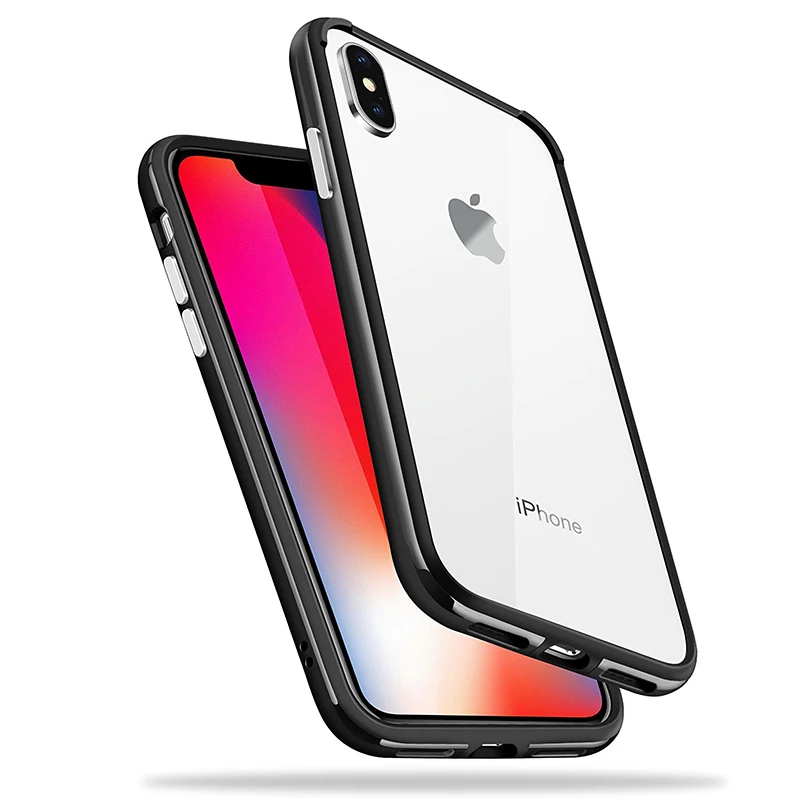 Ascromy для iPhone X чехол TPU Гибридный противоударный плотный тонкий бампер Apple 10 рамка