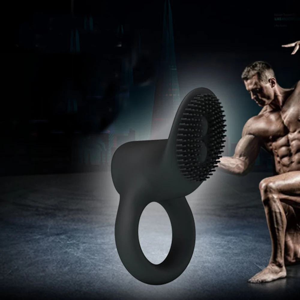 Силиконовый Вибрирующий фиксатор для пениса мягкий Стимулятор клитора вибратор