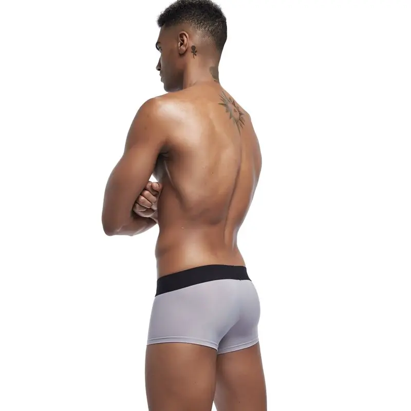 JOCKMAIL, новинка, сексуальное мужское нижнее белье, боксеры, шорты, мужские трусы, дышащие, ледяной шелк, мужские трусы, cuecas, Гей Нижнее белье