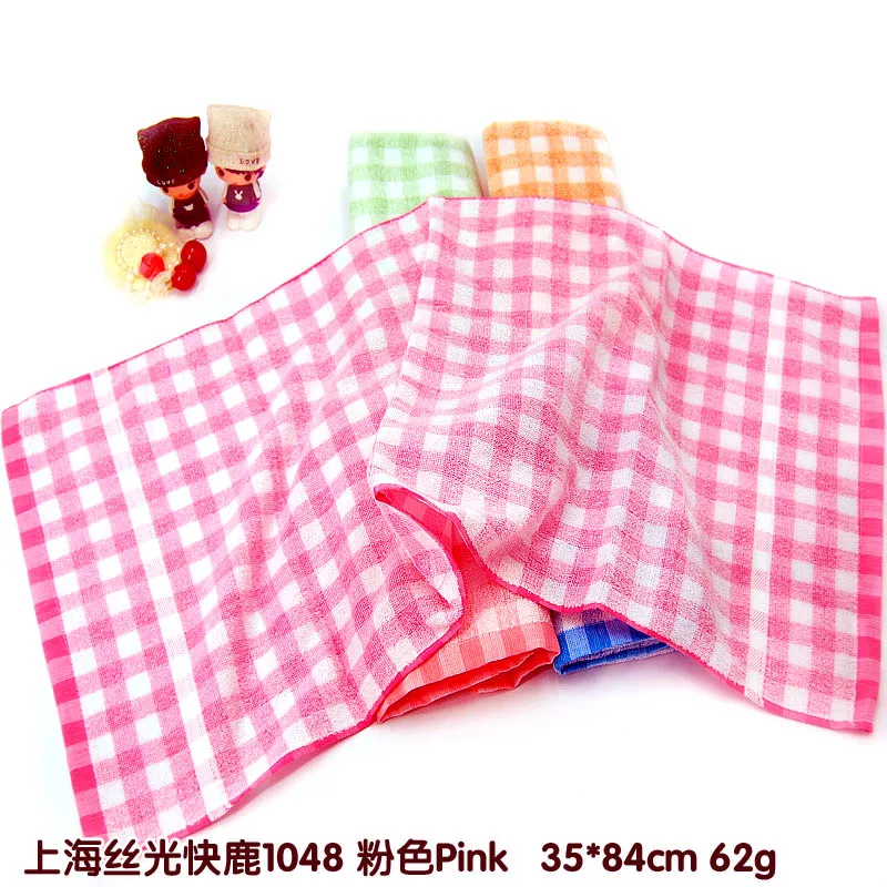 

5 bright colored cotton towels in cotton Hot - selling cotton towels that are easy to wash in summer Bathing towels