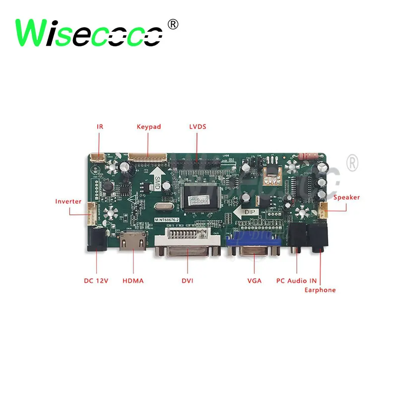 Wiscoco 17, 3  1600*900 TFT lcd   HD +     Laptop    VGA HDMI